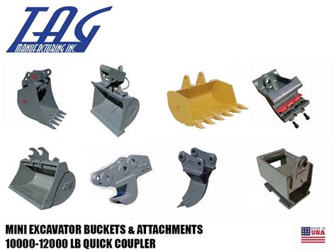 tag mini excavator buckets for sale|8 bucket for mini excavator.